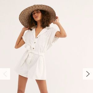 No Plans Romper Optic White Romper